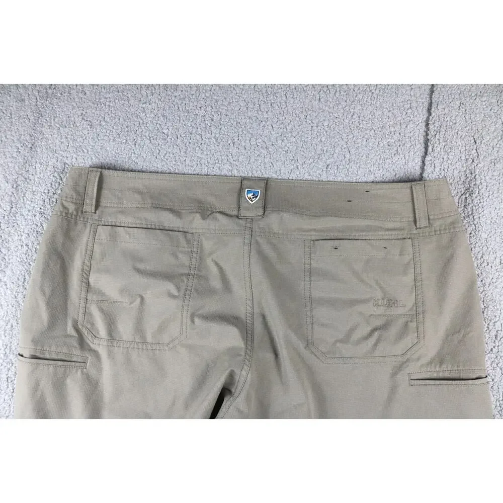 Kuhl Mens Pants 42x30 Brown Khaki Rogue Silencr Hiking Outdoor